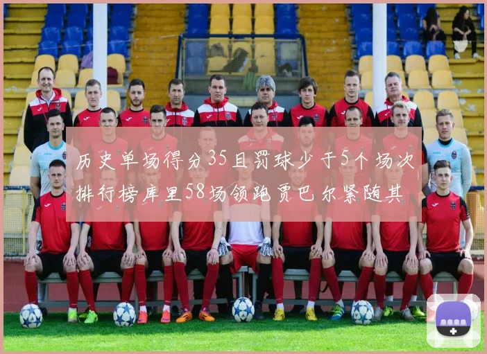 历史单场得分35且罚球少于5个场次排行榜库里58场领跑贾巴尔紧随其后